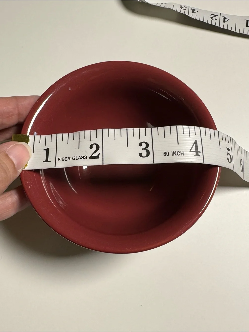 LONGABERGER Small Dessert Bowls WOVEN TRADITIONS Paprika Burgundy Pottery (2)